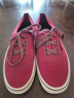 Size 10 - Vans Maroon Classic Shoes