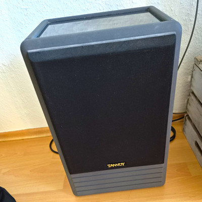 1 Paar Tannoy System 8 NFM II Regallautsprecher 2.0 verkabelt Bananenbuchse grau