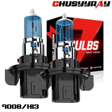 Halogen 9008 H13 6055w 5000k White Two Bulbs Head Light Replacement High Low