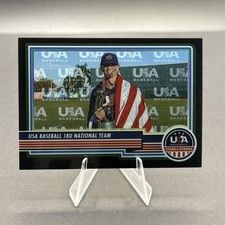 2023 Panini Stars & Stripes Maxwell Max Clark Black Logo /50 Rookie Flag USA