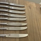Oneida Sand Dune Satin Dinner Knives 9-1/8" Stainless  Lot of 8 — photo 2