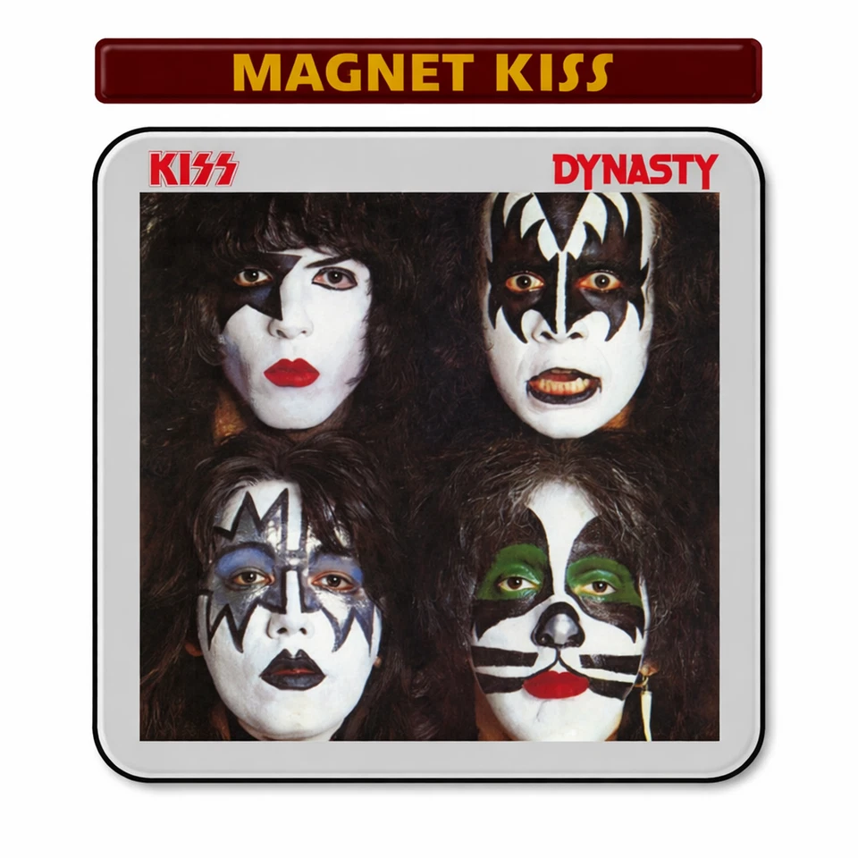 Magnet KISS – Aimant Frigo Album Hard Rock Dynasty - Photo 1/4