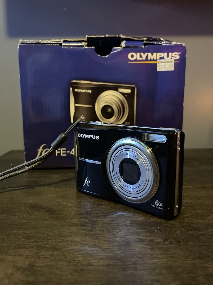 Olympus FE Model FE-46 12.0MP Digital Camera Black - Tested