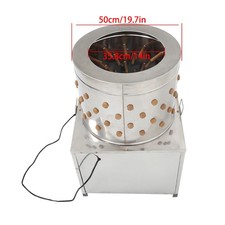 LABLT 110V 60HZ Poultry De-Feather Stainless Steel Drum Chicken Plucker Machine