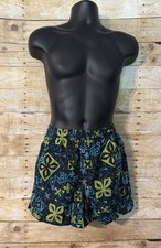 VTG Givenchy Activewear Colorful Mens Swim Trunks L Large Pockets Lined