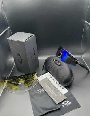 Oakley Radar EV Patn Sunglasses black Frame Blue Prizm Lenses OO9208（3lens）
