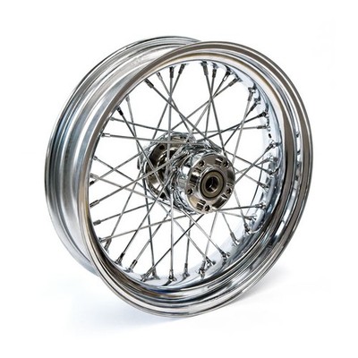 Speichenrad hinten Chrom, 4,5x17'', für Harley-Davidson FXD, FXDWG 12-17 m. ABS