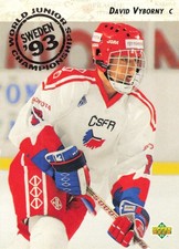 David Vyborny 1992-93 Upper Deck #600 Czechoslovakia RC