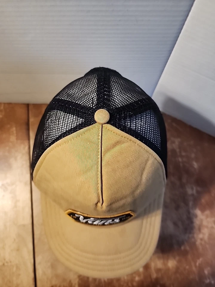 Vans со стены сетки водитель грузовика шляпа коричневый/черный бейсболки регулируемый - Изображение 2 из 4