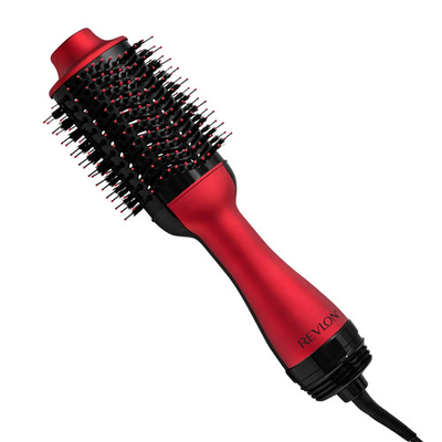 #ad Revlon One Step Volumizer Hair Dryer 2.75 In Red Ionic Ceramic Hot Air Brush $24.99