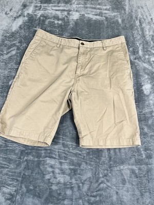 Volcom Mens Beige Casual Chino Shorts Size 36 Classic Fit