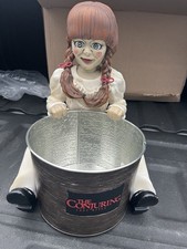 The Conjuring: Last Rites Annabelle Doll Collectible Figure w/ popcorn bucket