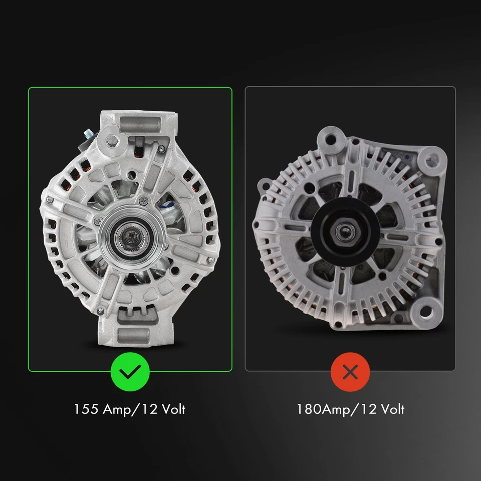 Alternador para BMW 325i 325xi 550i 650i 750i 750Li 2006 Z4 323i 155A 12V CW 6-G Foto 2 de 4