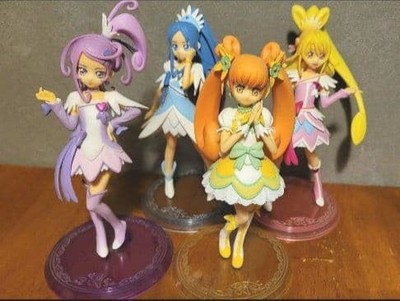 PreCure Cure Heart Cure Sword Cure Rosetta Cure Diamond Figurenset 4Figs