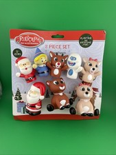 Rudolph the Red Nosed Reindeer Playtime Bathtime Set Finger Puppets And Squirts