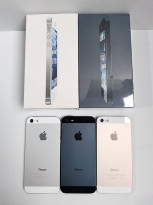 Apple iPhone 5 - Unlocked 16GB / 32GB / 64GB- iOS 10 - Gold/Black