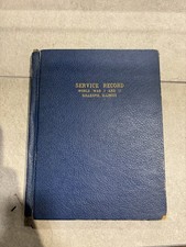 Service Record World War I & II Gillespie Illinois