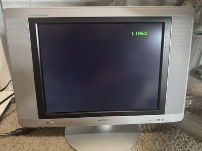 VINTAGE Toshiba LCD TV DVD Combo 14 Inch 14DLV75 Retro Gaming w/Remote  WORKING!
