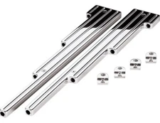 BILLET SPECIALTIES WIRE LOOM KIT,BALL MILLED,POLISHED,SPARK PLUG,SBC,BBC,FORD