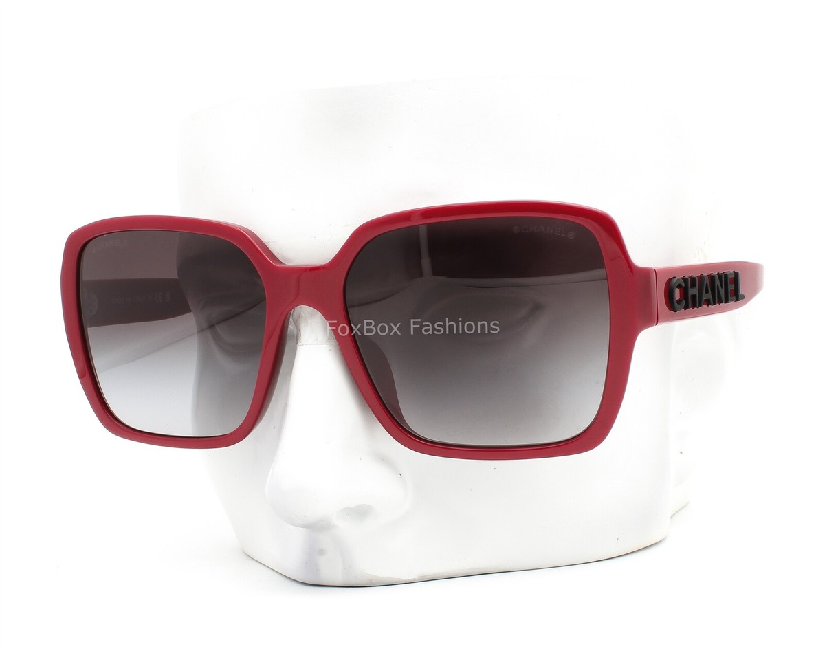 Chanel Sunglasses ch5408-A 1769/S6 Bordeaux Red Black Logo