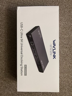 WAVLINK USB-C 5K ドッキングステーション WL-UG69DK1 WL-UG69DK1 USB-C Dual 4K Docking Station - Home and Business