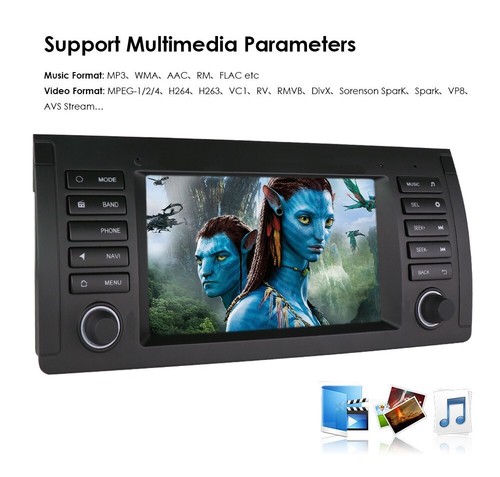 For BMW E53 X5 E39 in Car Stereo Android 12 7" Radio GPS Navi SWC Head Unit WIFI - Picture 12 of 20