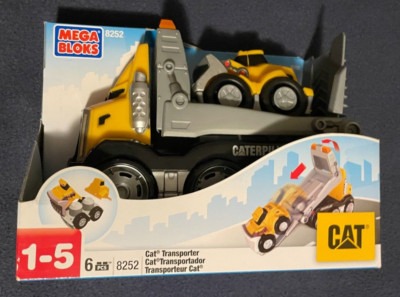 Mega Bloks CAT Transporter #8252 6 pieces - NIB