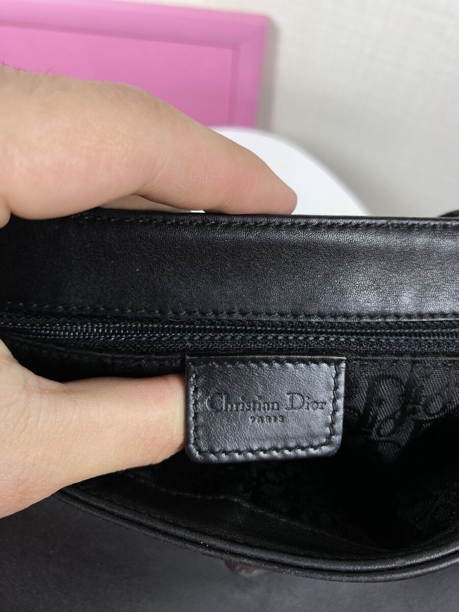 Christian Dior Black Street Chic Buckle Leather Crossbody Christian Dior Black Street Chic Buckle Leather Crossbody