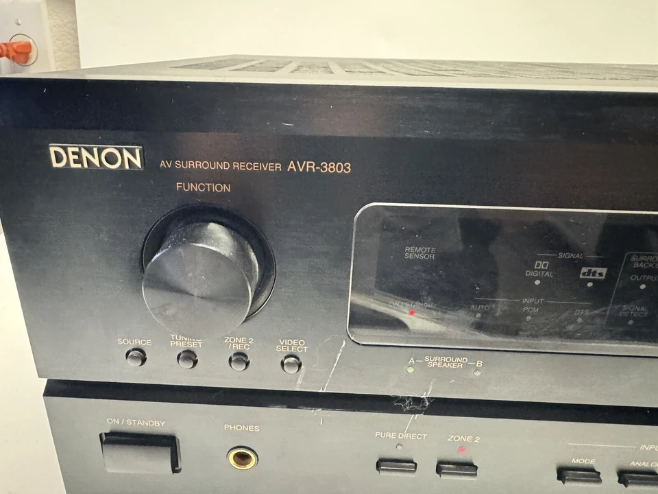 Denon Receiver AVR 3803 7.1 Channel Digital Analog 150 Watt Made in Japan - Image 2 of 4