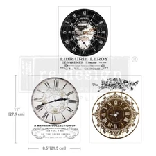 ReDesign with Prima Transfer - Vintage Clocks