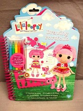 Lalaloopsy Drawing Portfolio Large 260 Stickers - Stencils - 40 Pages NEW CUTE