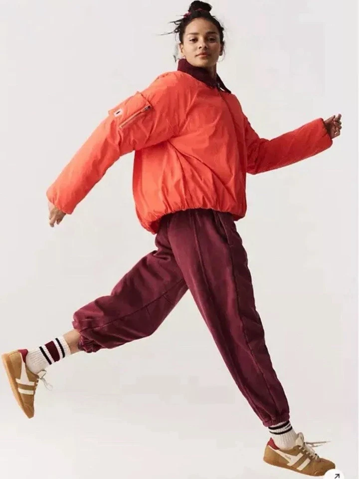 Chaqueta de bombardero Free People/FP Movement Outpost XS nueva* KC345-346 Foto 2 de 4