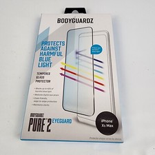 BodyGuardz Pure 2 EyeGuard Screen Protector for Apple iPhone Xs MAX NEW