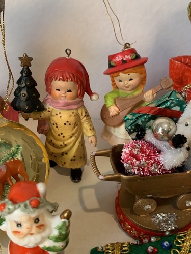 Lotto casuale decorazioni e addobbi natalizi vintage - Foto 3 di 24