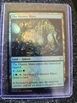 MTG The Hunter Maze FOIL 253/271 Phyrexia: All Will Be One Magic