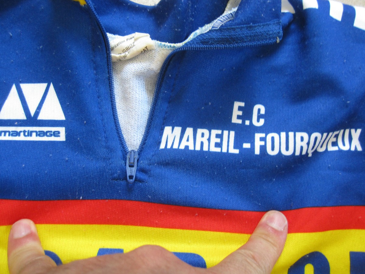Maillot Cycliste Vintage Martinage Renault Années 80 – Taille 3 (M) – ECMF