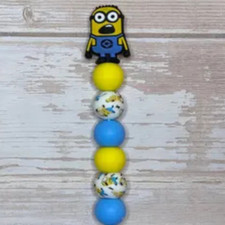 Custom Minion Beaded Crochet Hooks
