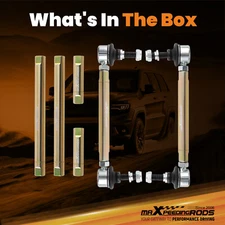 Front Adjustable Sway Bar End Links For BMW 3 Series E36 - M3 042769B New