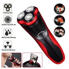 Electric Razor Shaver Men's Rotary Waterproof With Pop-up Trimmer Wet &Dry Razor