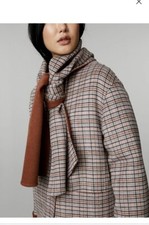 Jaeger, Reversible, Luxury Wool Coat. With Matching Neck Scarf