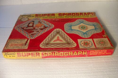 Vintage 1969 Super Spirograph by Kenner No. 2400 Missing Parts - Picture 2 of 12