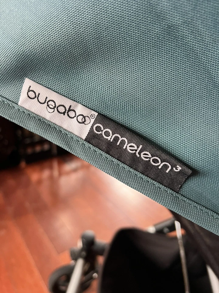 Bugaboo Cameleon 3 Baby Stroller 100176032 Dragonfly Seat Teal Green Toddler - Image 2 of 4