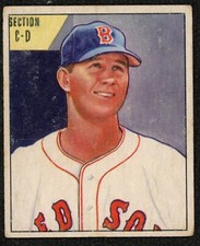 1950 Bowman #44 Joe Dobson  () Boston Red Sox   ~ VG/EX+