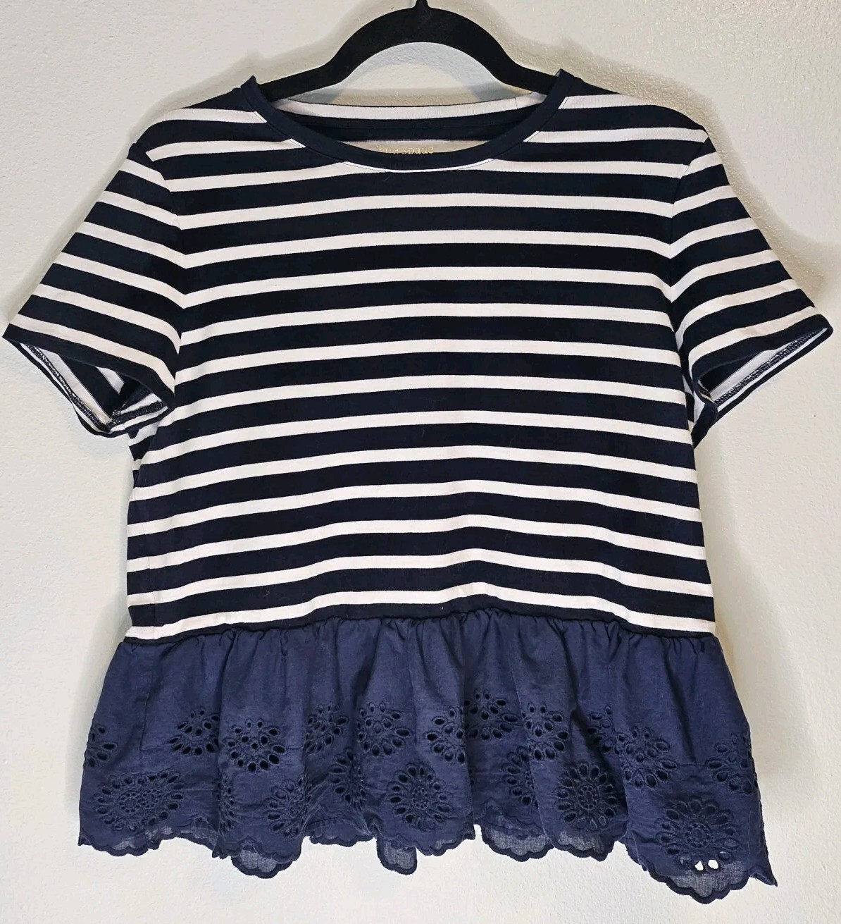 Camicia donna Kate Spade Peplum a righe grande