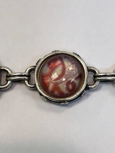 Bellissimo bracciale LUCKY YOU maglia floreale rotonda 8,5" - Foto 5 di 12