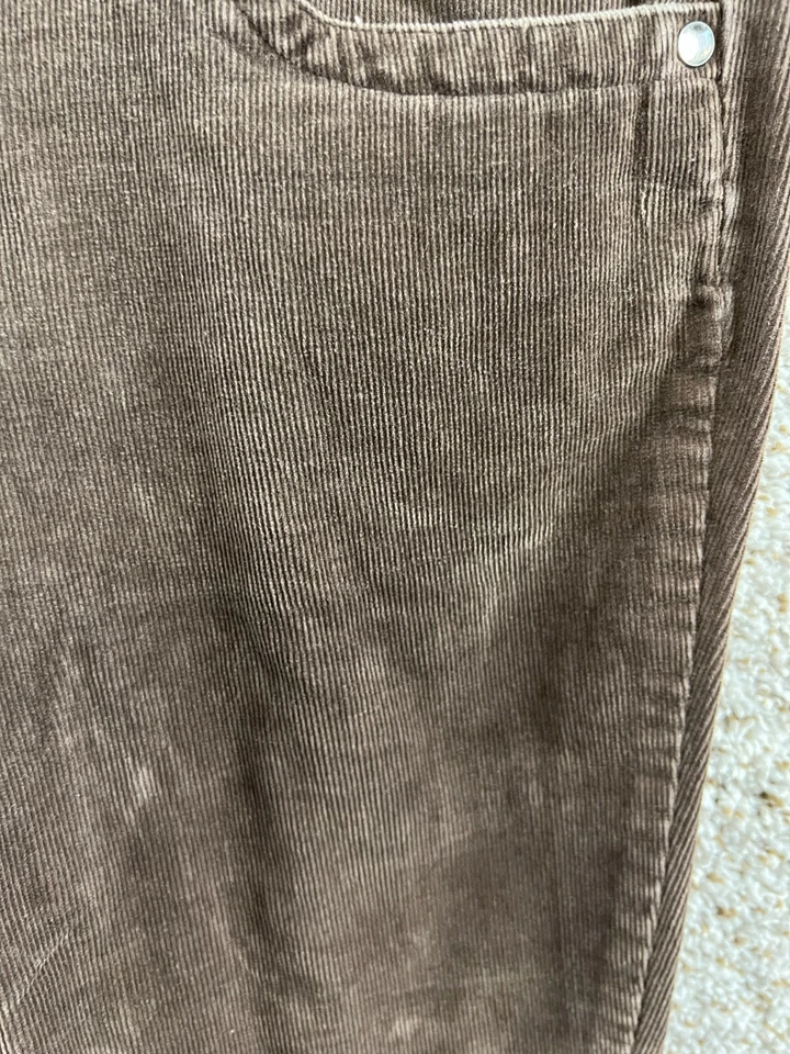 Pantalones Cherokee ajustados con cordón para niña talla 14 marrón pana elásticos Foto 2 de 4