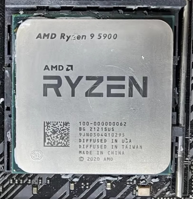 AMD Ryzen 9 5900 R9-5900 AM4 Desktop CPU Processor 3.0GHz 12-Core