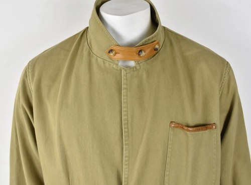 Vintage ORVIS Tan Cotton Twill ZAMBEZI JACKET Outdoor Hunting Safari Coat 46L - Picture 2 of 7