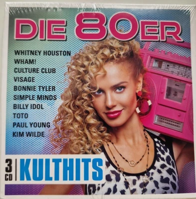 Die 80iger Kulthits, Kult, 80er, Toto, Idol, Visage, Tyler, Wilde, NEU/OVP - Bild 1 von 2