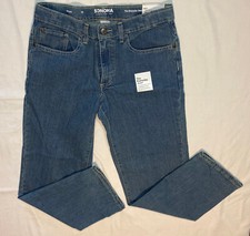 Sonoma  The Everyday Jean  Medium Wash Adjustable Waist Blue Jeans Size 14 NWD
